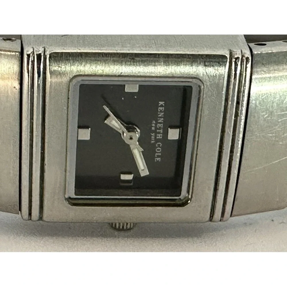 Kenneth Cole Women Watch kc4209 New Battery Rare 17MM Stainless Steel Band Z